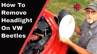 How to Remove Headlight and Bulb 98-11 VW Beetle