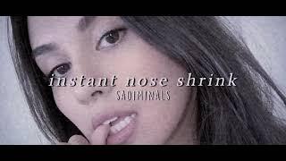 instant nose shrink subliminal *really powerful* || small nose subliminal