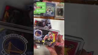 which one of these rookie cards was better for the price? #sportscards #warriors
