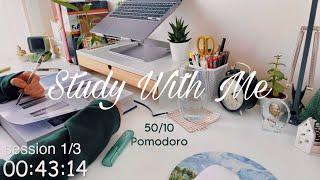 Benimle 3 Saat Ders Çalış  | Pomodoro 50/10 | Study With Me #studywithgizem