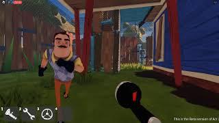 Roblox: Best Hello Neighbor Game (ACT 2 Beta) Part 3