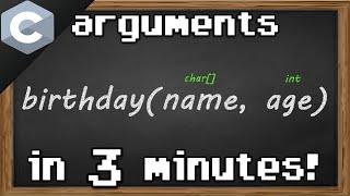 C arguments 