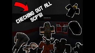 Checking out every SCP in Site-76!