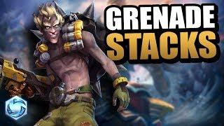 Junkrat - grenade spam build! // Heroes of the Storm