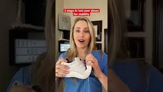 Doctor reacts: how to test your shoes