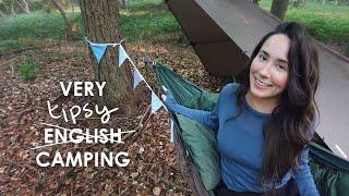 English Woodland Camping! AKA Tipsy on 2 Small Pinot Grigios  (very silly)