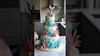 Mermaid Coral Cake 2025 – Most Magical Undersea Cake Design!
