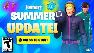 *NEW* FORTNITE SUMMER UPDATE OUT NOW!! NEW LIVE EVENT, FREE REWARDS, AVATAR BLITZ & MORE! (LIVE)
