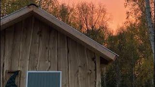 Board on Board siding the Shack