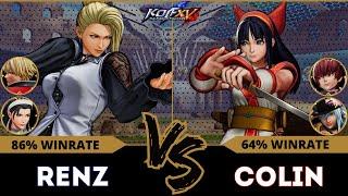 KOF XV️RENZ (Mature/Rock/Chizuru) vs COLIN (Nakoruru/O.Chris/Isla)️Replay Match - 03/25