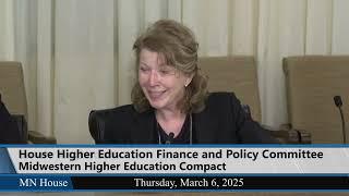 House Higher Education Finance and Policy Committee 3/6/25