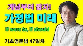 가정법 미래 if were to, if should 가정법 #가정법 #기초영문법 [47일차]
