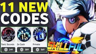 NOVEMBERSKILLFUL CODES 2024 | ROBLOX SKILLFUL CODES 2024