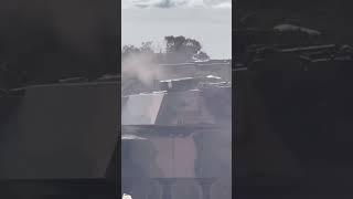 m1 abrams machine gun fire #tank #panzer #military #usarmy #army #gun #machinegun #short