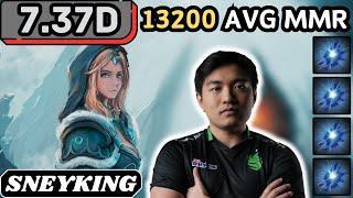 7.37d - Sneyking CRYSTAL MAIDEN Hard Support Gameplay 22 ASSISTS - Dota 2 Full Match Gameplay