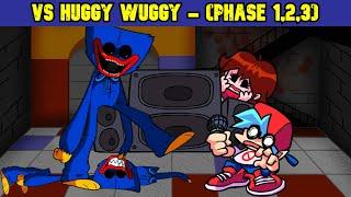 FNF | Vs Huggy Wuggy (Phase 1,2,3) | Mods/Hard | FANMADE |