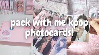 🪄 packing kpop photocards! #74 [asmr] (tiktok compilation) | minsbymon