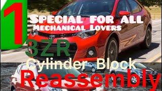 3ZR-FBE Cylinder Block Rebuild Of Toyota Corolla & Rav4 2.0L whit Repair Manual