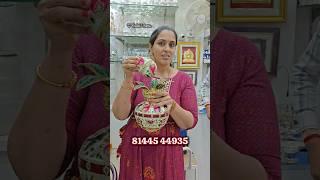 1150 grams Silver Decorated Coconut  Pooja Kalasam, mango leaves | Varalaxmi Silver Shopee