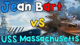 Jean Bart vs. USS Massachusetts || Cinematic || World of Warships