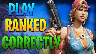 How to Play Ranked so you ACTUALLY Improve at Fortnite