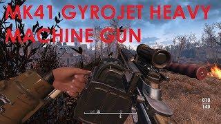 Fallout 4 Mod Review Mk41 Gyrojet Heavy Machine Gun