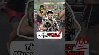 Thai stance for perfect striking