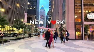 [4K] NYC Sunset into Night Walk: The City Glows as Night Falls  May. 2025
