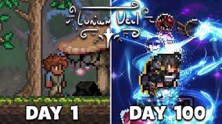 Surviving 100 Days in Terraria's Lunar Veil Mod