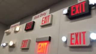 Exit Signs + Emergency Lights | The Korsen Training Center