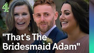 adam mistakes the bridesmaid for the bride