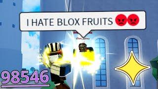 Light is TOO OVERPOWERED For Blox FRUITS..