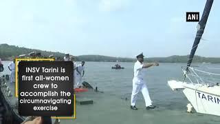 All-women Navy crew of INSV Tarini reaches Goa after circumnavigating globe