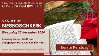 Kerstochtend - 25 december (10.00) | Herv. Gem. Werkendam (wijk 1) | Biesboschkerk