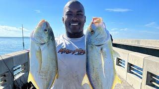 EFFORTLESS FL Keys Bridge Fishing! ( 3 BEST Rigs to catch Yellow Jack's)