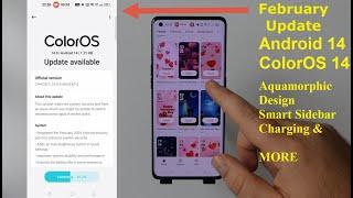 ColorOS 14 Best Features ! Android 14 & February Update For Oppo Find X5 !!