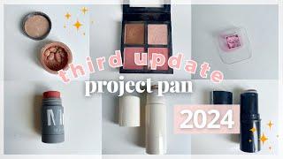 June 2024 PROJECT PAN Update! Lots of Progress on Cream Makeup Products, plus Empties & New Roll-Ins