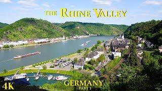 The Rhine valley - visiting Wiesbaden - Sankt Goarshausen - Sankt Goar Castle - Germany 