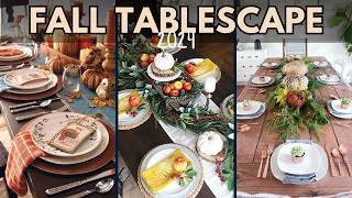 100 Gorgeous Fall Table Decoration Ideas That Are 2024's Hottest Fall Tablescape