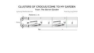 "CLUSTERS OF CROCUS/COME TO MY GARDEN" backtrack from "The Secret Garden"