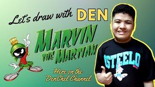 MARVIN THE MARTIAN | DRAWN BY DEN #ausomeph #autismacceptance #ausomeartist