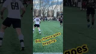 BigChance #nonleaguefootball #soccer #football #grassrootsfootball #facup #goal #miss #footballshort