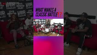 What makes a CLASSIC rap battle⁉️ #DontQuoteMe #podcast | #rapgrid #livehiphopdaily  #battlerap
