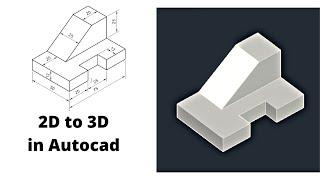 3D modeling in AutoCAD - Tutorial 3