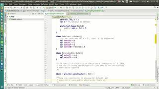 Android Kotlin Tutorial #075 - Visibility Modifiers - Constructors and Local declarations