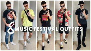 What To Wear To A Music Festival | 8 Outfits | Men's Fashion Inspiration