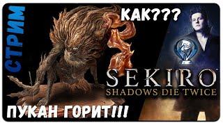 (СТРИМ №14 бомбим над ним дальше)  100% Платина в Sekiro: Пердак умирает дважды.Демон Бомбежки