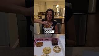 Nutella on Crumble Cookies #shortsfeed #viralvideos #viralshort #funny #food #foodie  #crumblreview