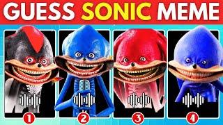 Guess Sonic Meme & Dance Challenge 3 ~ Shin Sonic, Sonic.Exe & Sonic~Sonic The Hedgehog 3 Movie Quiz