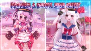 Drawing Royale High outfits || part 5 || FaeryStellar